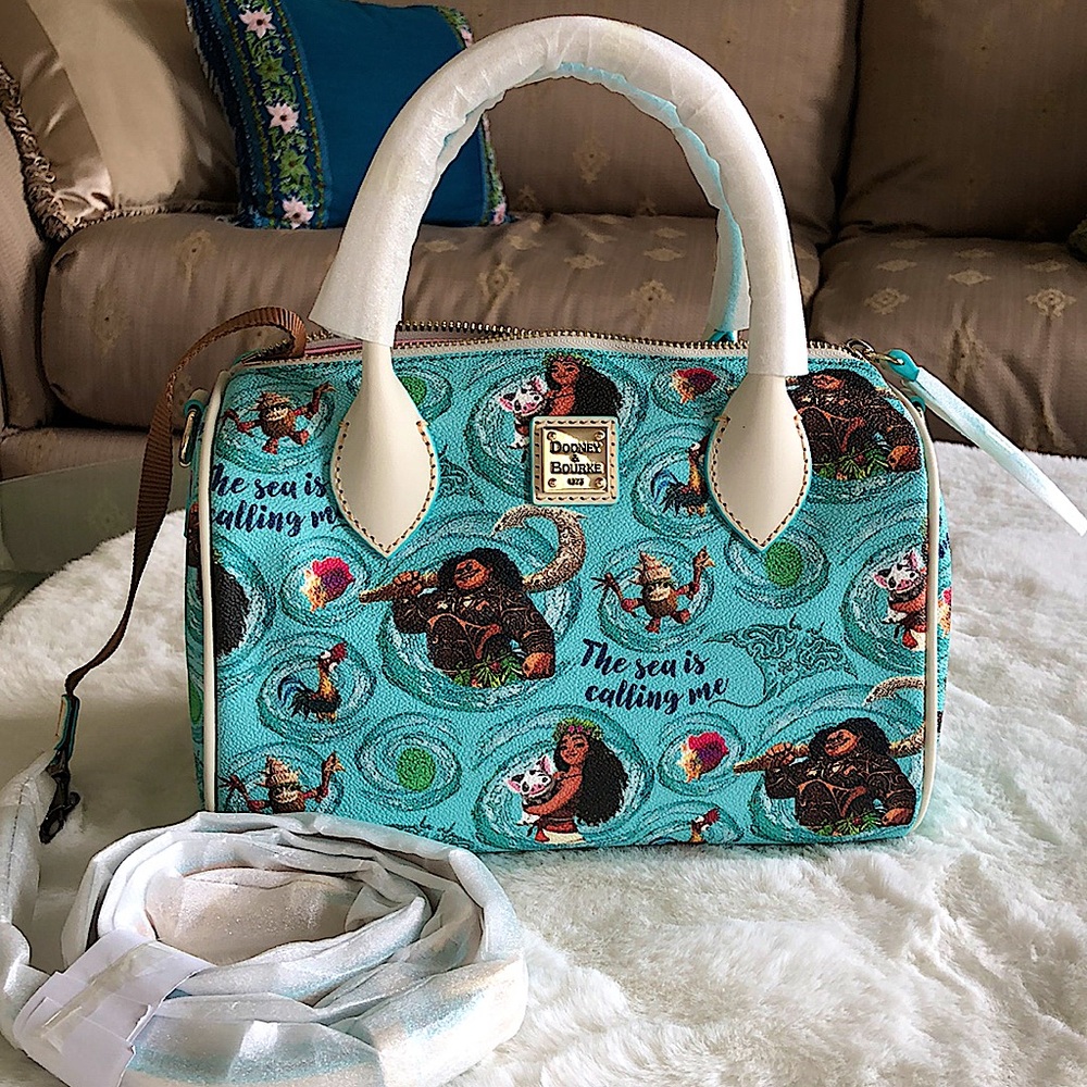 Disney Dooney & Bourke Moana Princess Satchel Bag - Picture 6 of 14